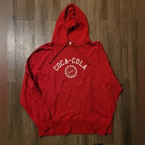 Coca Cola Bottling Company Graphic Logo Pima Cotton Hoodie Jacket Men's Size L